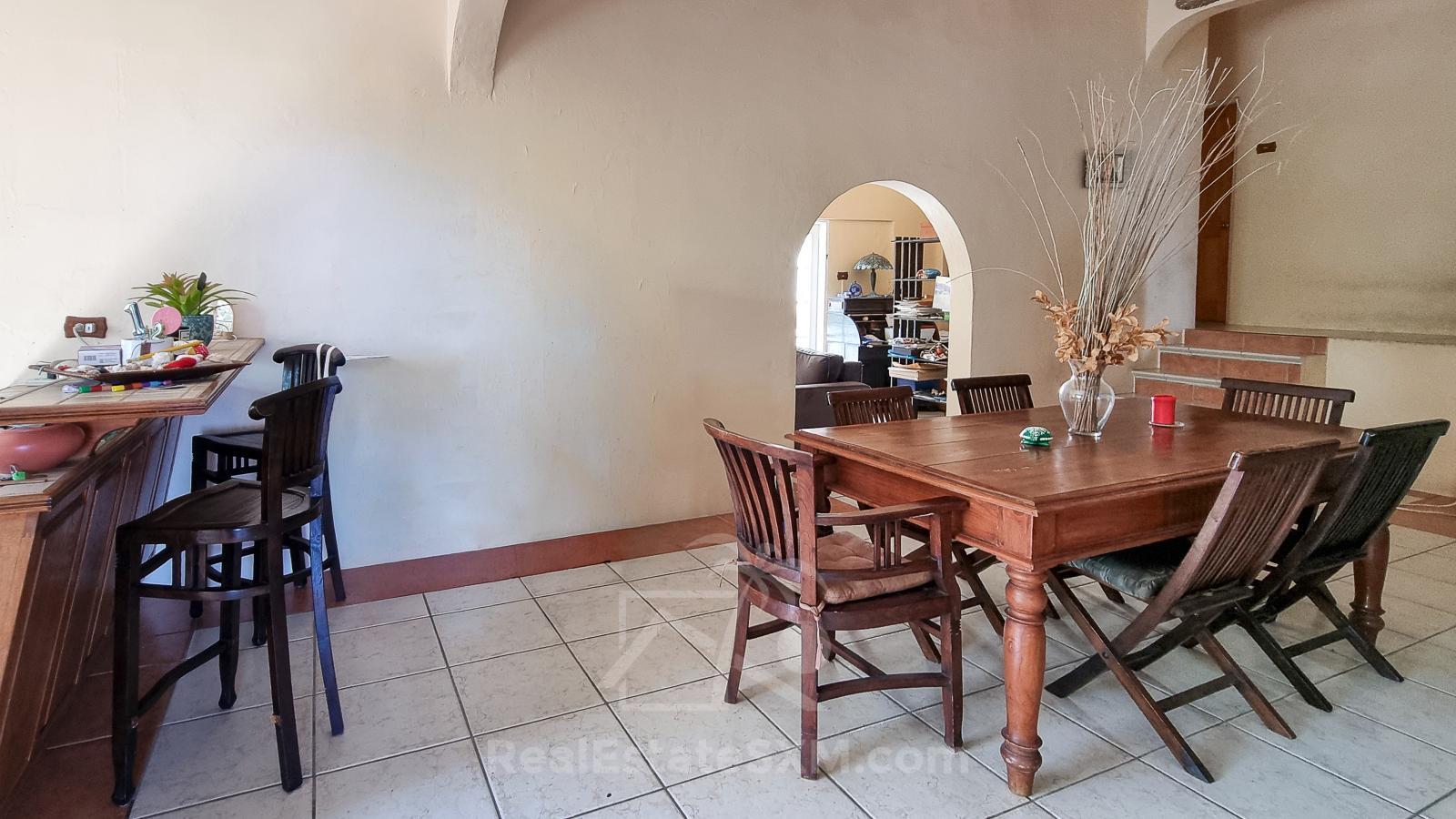 House for sale in Point Blanche, St Maarten. Big lot. Ocean view. Great potential. Quiet residential