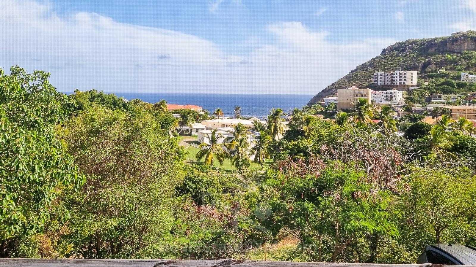 House for sale in Point Blanche, St Maarten. Big lot. Ocean view. Great potential. Quiet residential