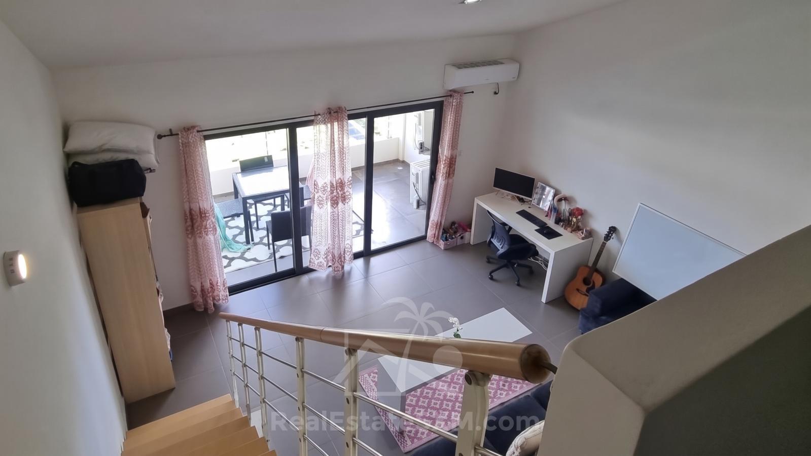 Studios for sale in St Maarten with Mezzanine & Lagoon Views – Jordan Village Cupecoy. Investment