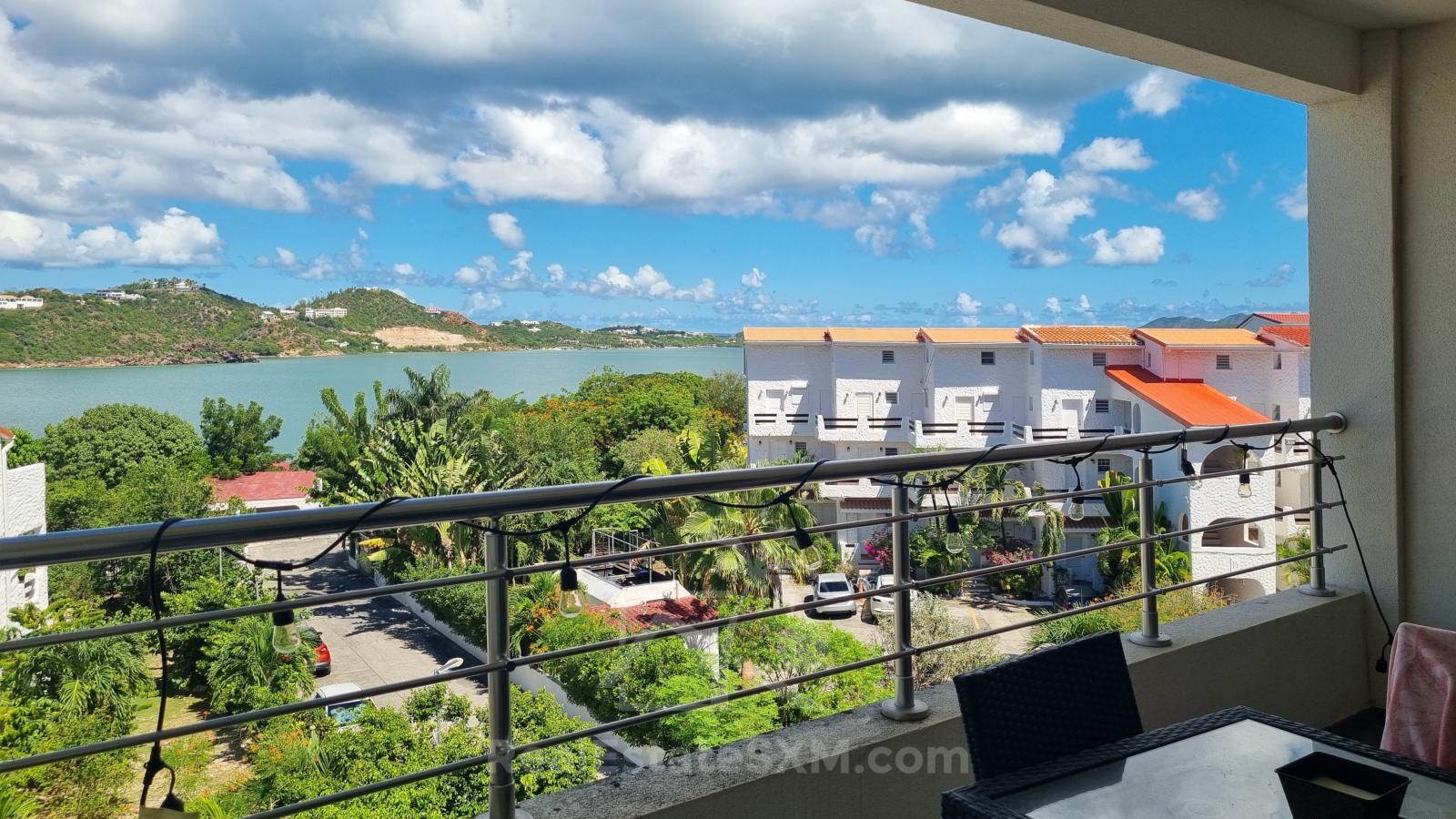 Studios for sale in St Maarten with Mezzanine & Lagoon Views – Jordan Village Cupecoy. Investment