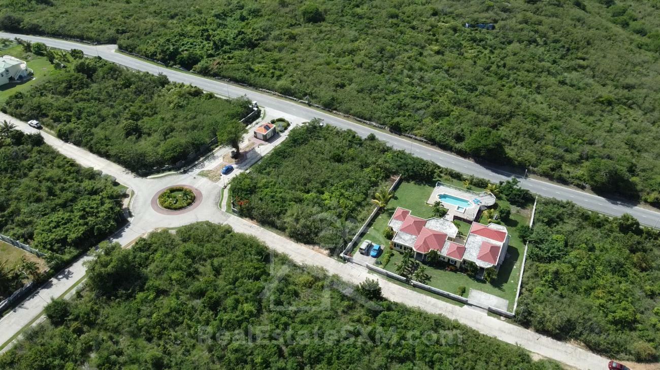 Big vacant land for sale in St Maarten,  in gated secluded community Rice Hill Gardens
