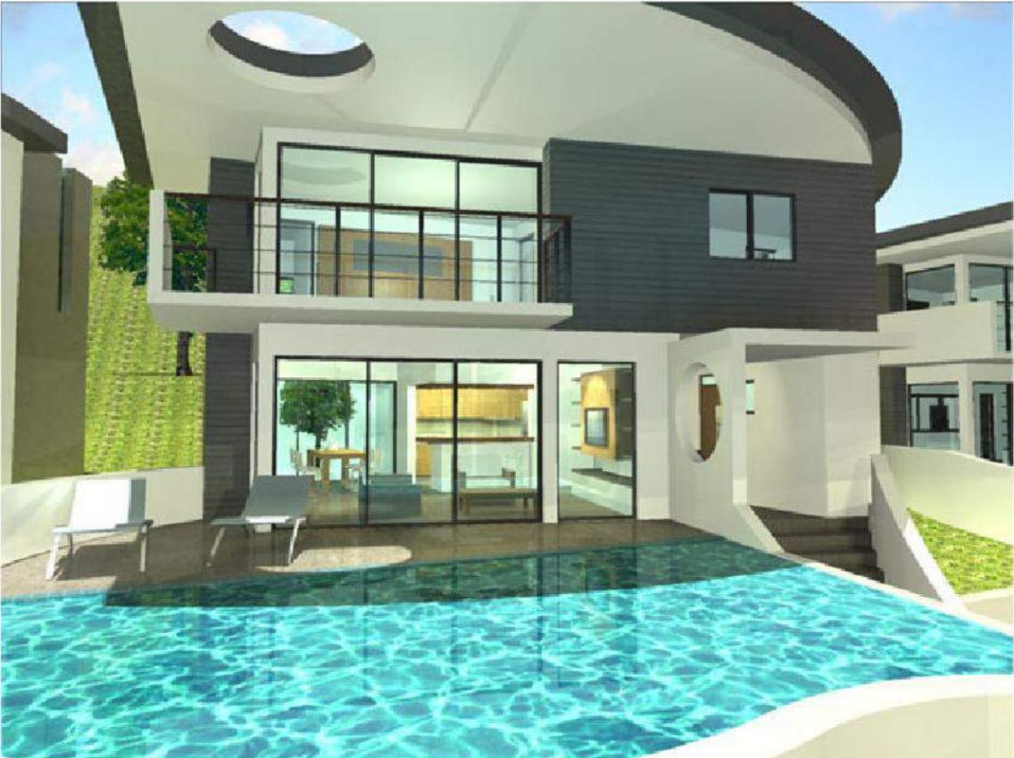 Land for sale in St Maarten with a ready project Surya Villas at Ocean View Terrace