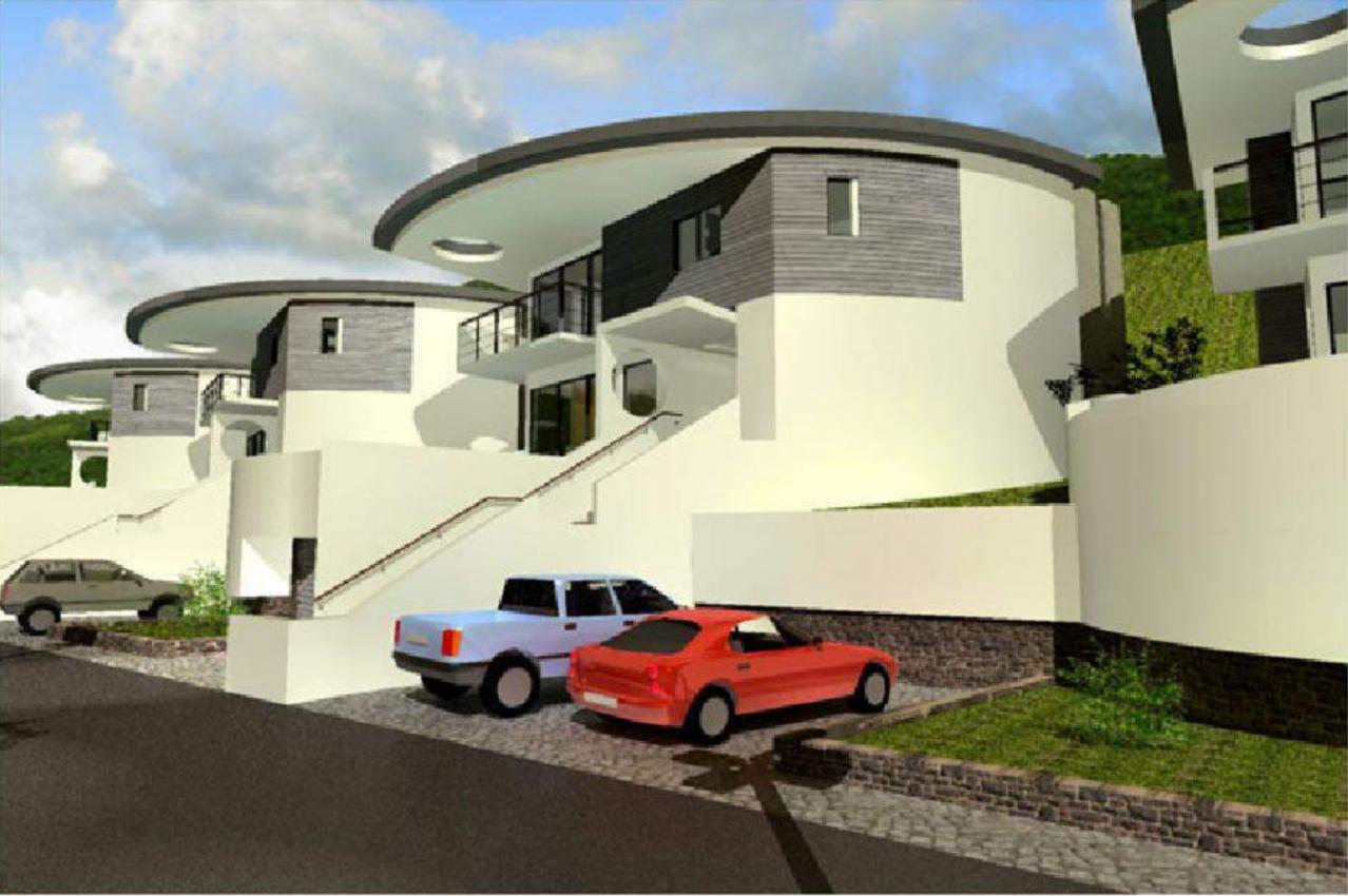 Land for sale in St Maarten with a ready project Surya Villas at Ocean View Terrace