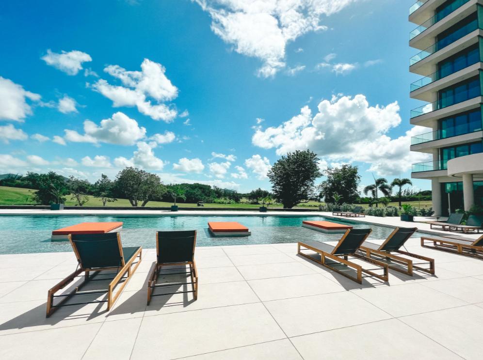 Condo for sale in St Maarten Cupecoy Fourteen Towers. Incredible panoramic ocean view. B1602
