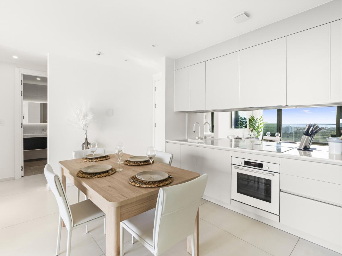 St Maarten Real Estate for sale 2 bedroom condo Fourteen at Mullet Bay, high floor view! B-1702