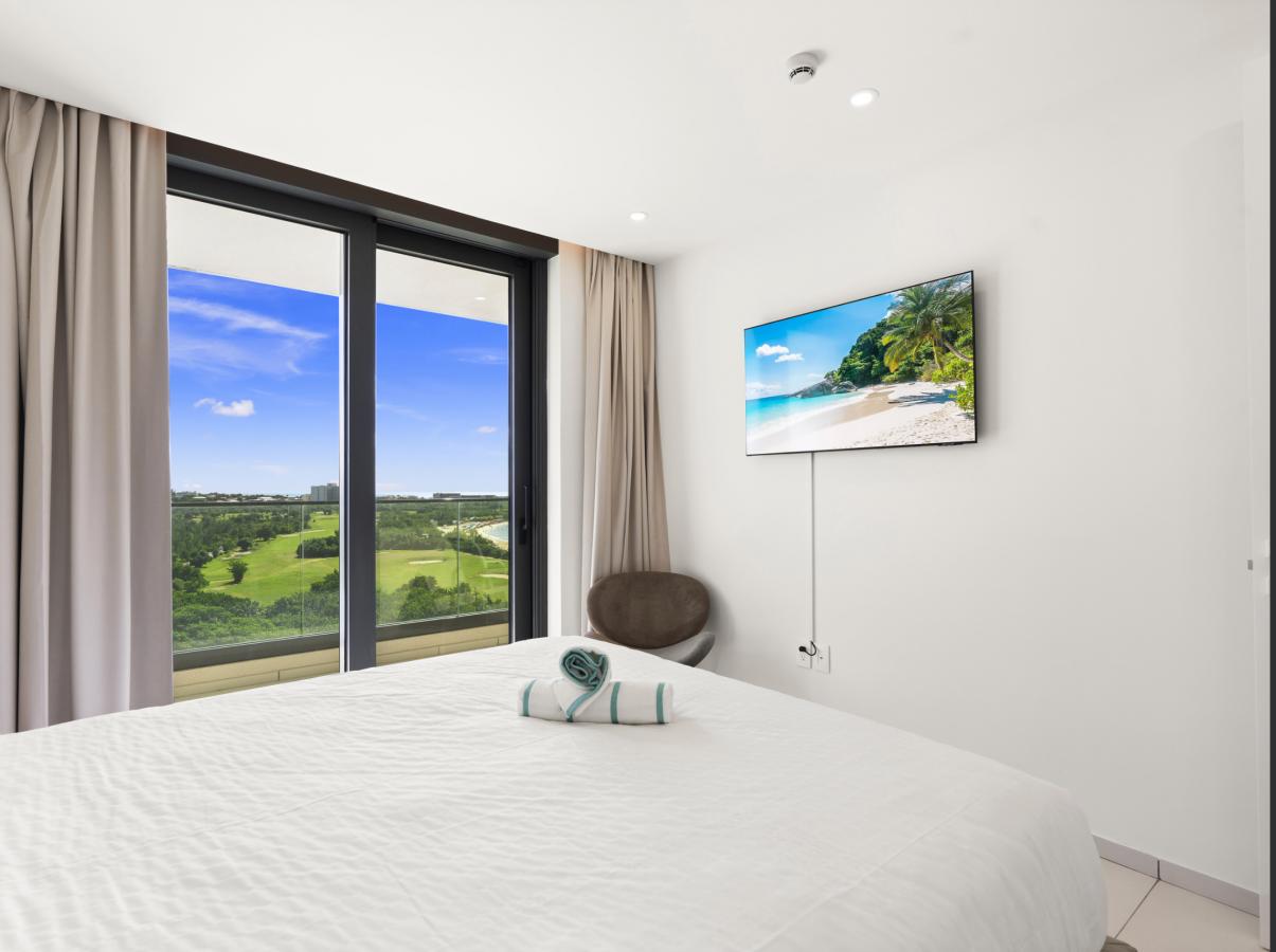 St Maarten home for sale: Spectacular 1BR Corner Ocean View Apartment — Fourteen, Cupecoy (B-802)