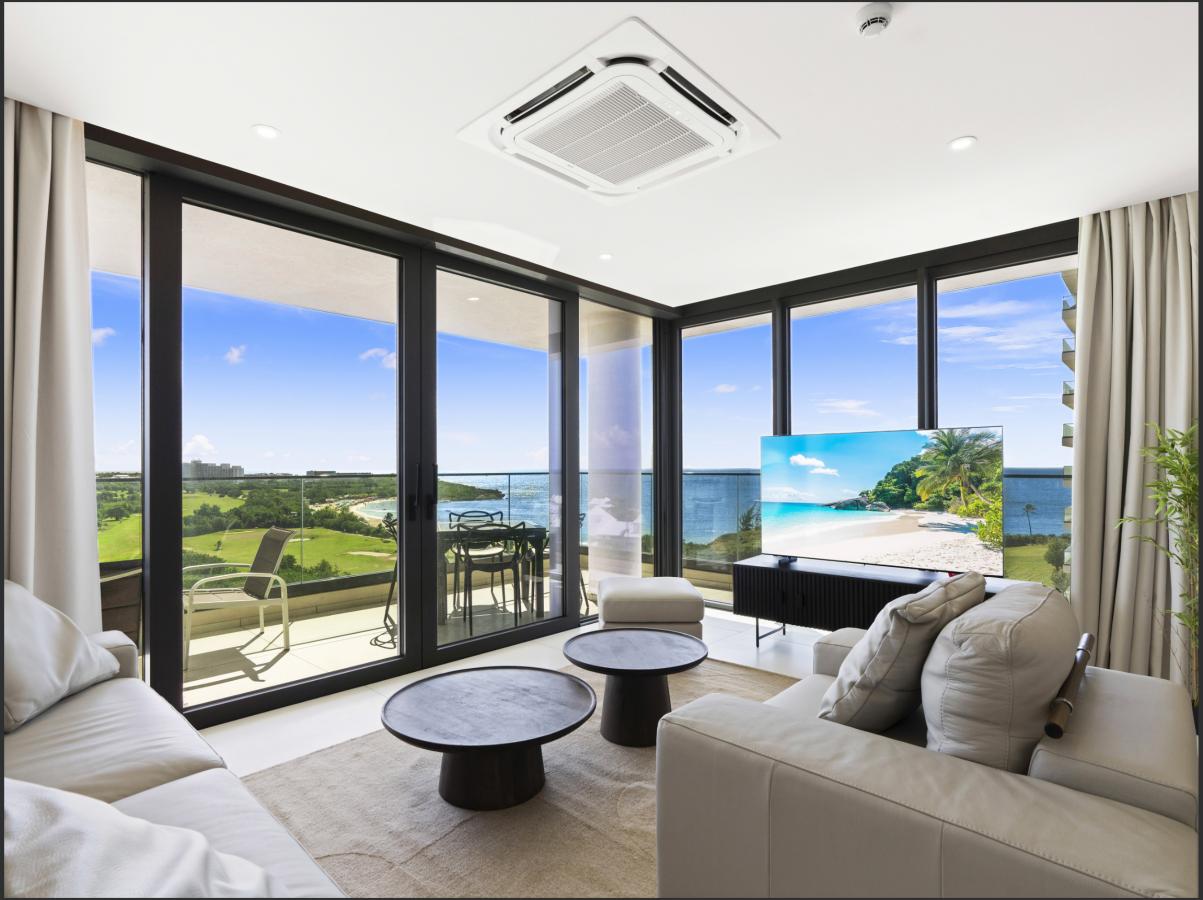 St Maarten home for sale: Spectacular 1BR Corner Ocean View Apartment — Fourteen, Cupecoy (B-802)