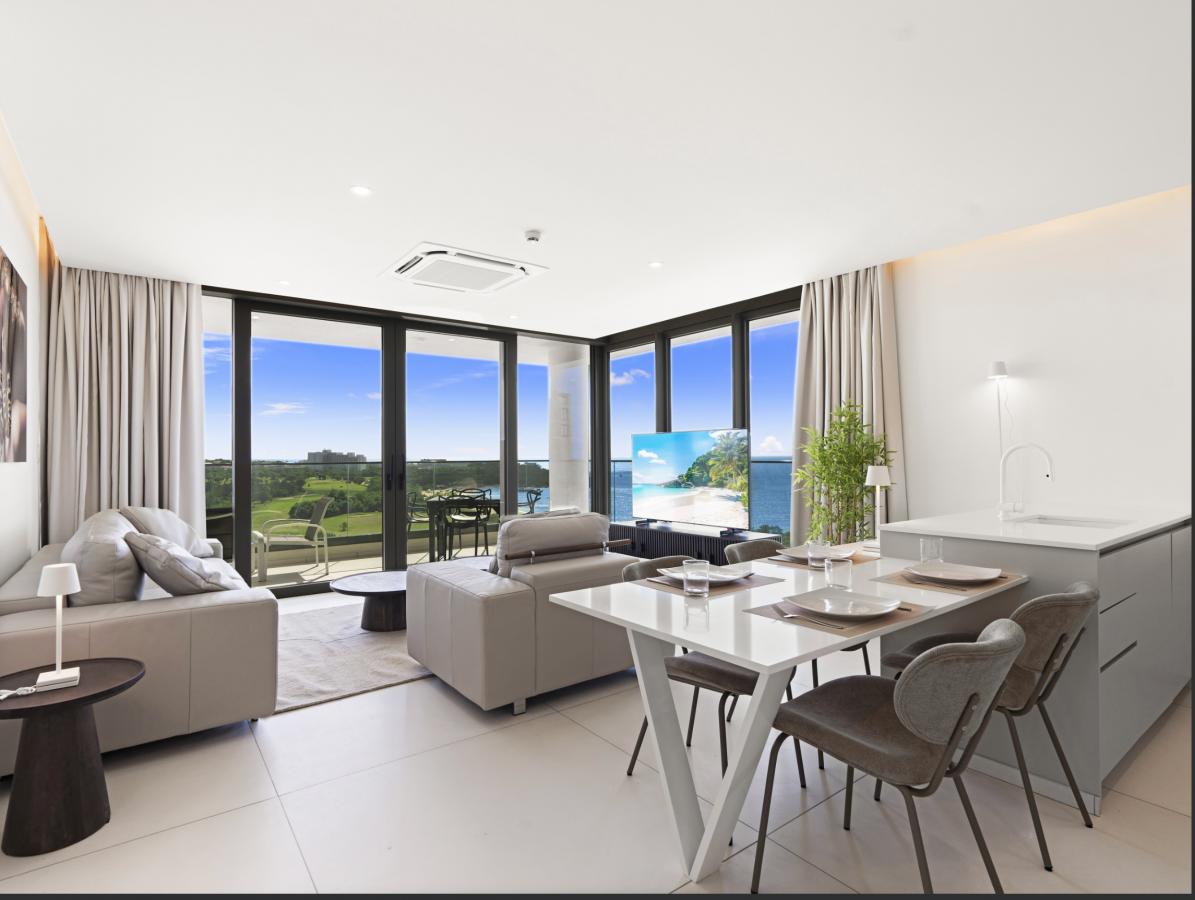 St Maarten home for sale: Spectacular 1BR Corner Ocean View Apartment — Fourteen, Cupecoy (B-802)
