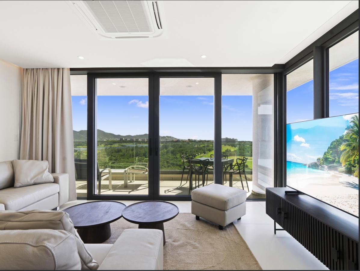 St Maarten home for sale: Spectacular 1BR Corner Ocean View Apartment — Fourteen, Cupecoy (B-802)