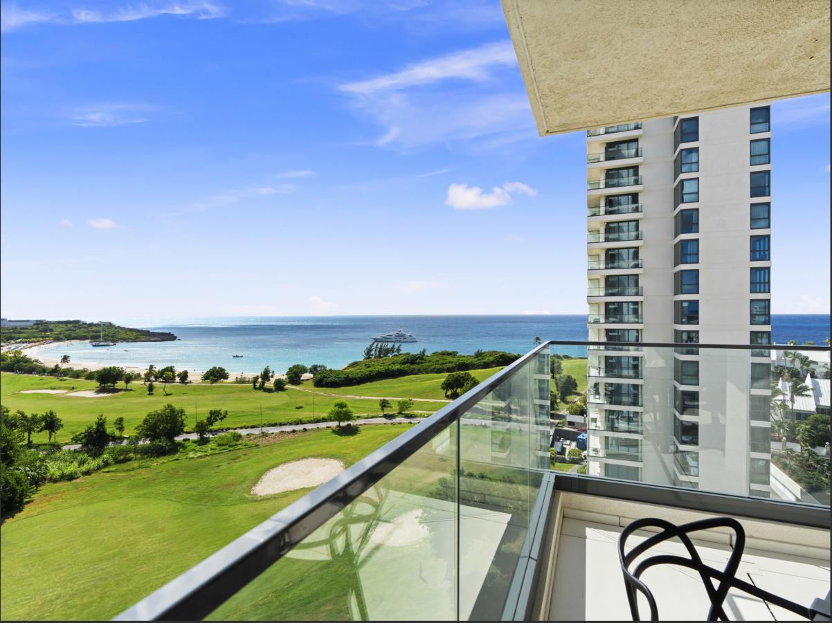 St Maarten home for sale: Spectacular 1BR Corner Ocean View Apartment — Fourteen, Cupecoy (B-802)