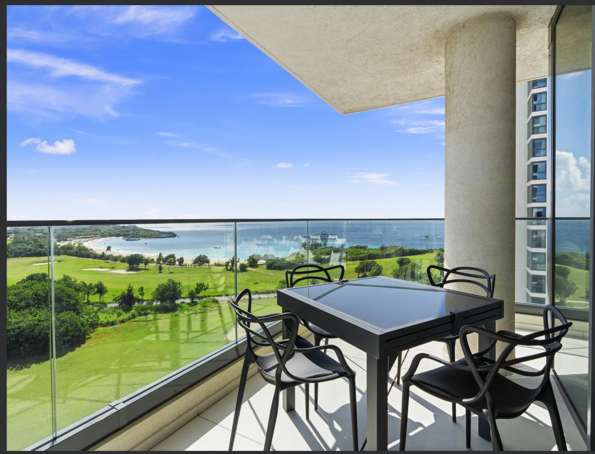 St Maarten home for sale: Spectacular 1BR Corner Ocean View Apartment — Fourteen, Cupecoy (B-802)